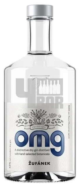 Žufánek Omg Gin 45% 0,5 l (holá láhev)