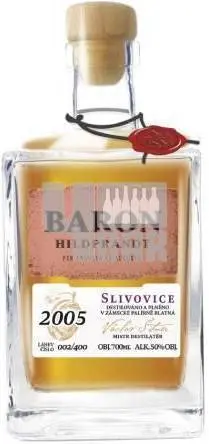 Baron Hildprandt Slivovice 2005 50 % 0,7 l