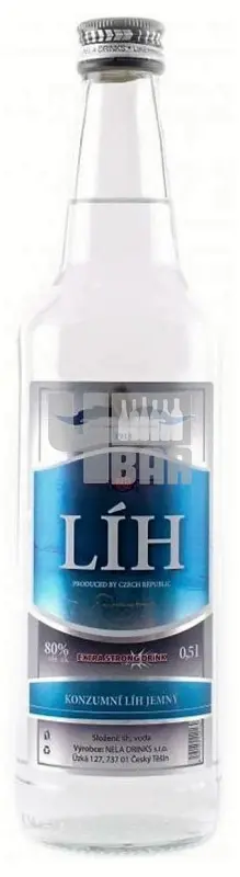 Konzumní líh jemný 80% 500mL | Destilerka.cz