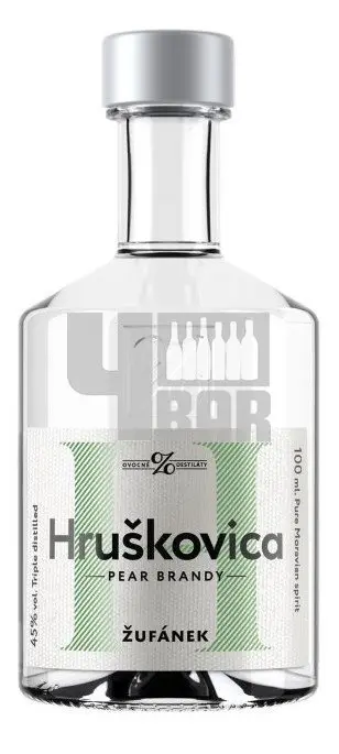 ŽUFÁNEK HRUŠKOVICA 45% 0,1l (holá láhev)