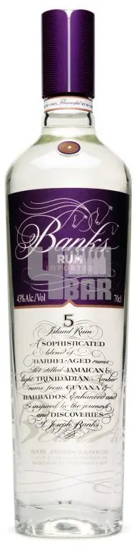 Banks 5 island Rum 43 % 0,7 l (holá láhev)