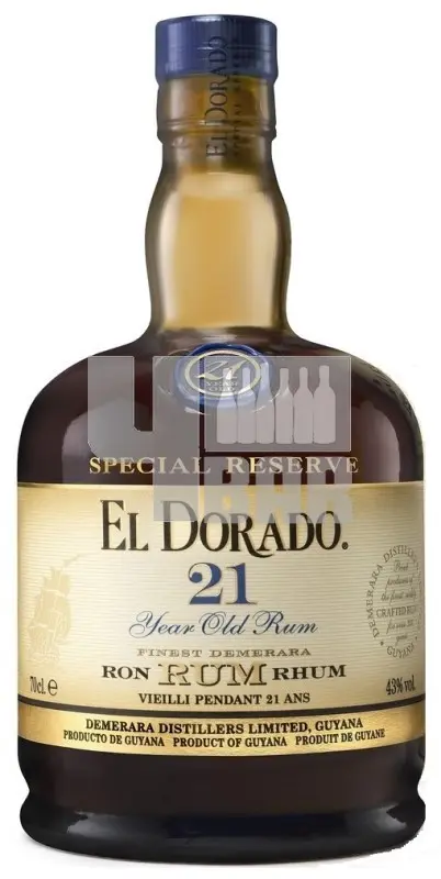 El Dorado 21y 43% 0,7 l (karton)