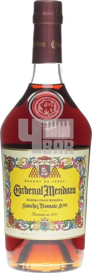 Cardenal Mendoza Brandy De Jerez Solera Grand Reserva 40% 0,7 l (karton)