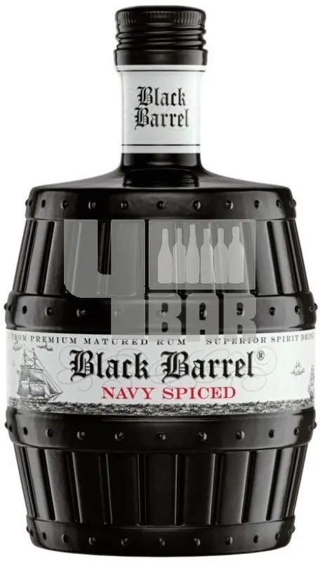 A.H.RIISE Black barrel 0,7l 40% (holá láhev)