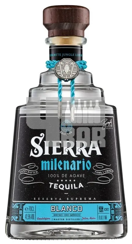 Sierra Milenario Blanco 100% Agave 41% 0,7 l (holá láhev)