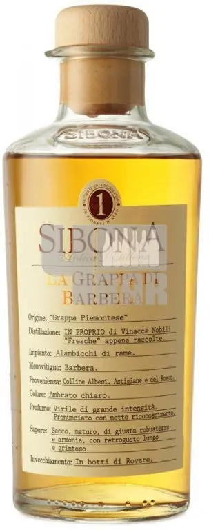 SIBONA BARBERA 42% 0,5 l (holá láhev)