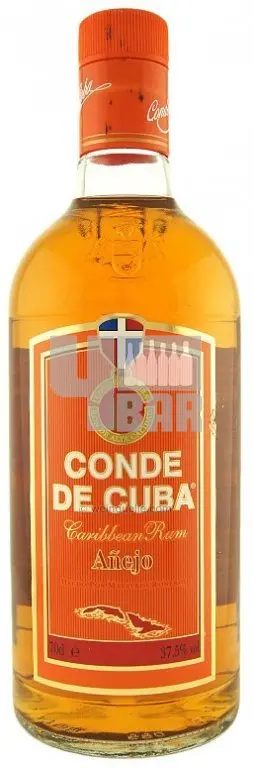 Conde de Cuba 3y 38% 0,7 l (holá láhev)