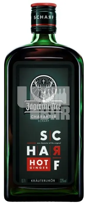 Jägermeister Scharf 33% 1 l (holá láhev)