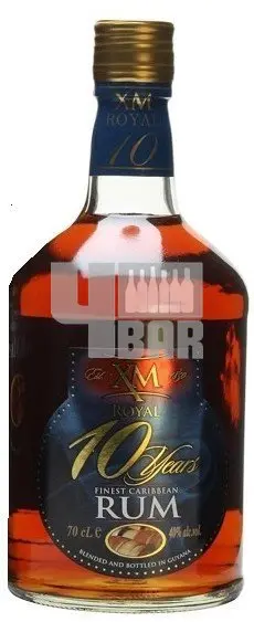Demerara XM Royal 10y 40% 0,7 l (holá láhev)