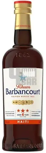 Barbancourt 3 Star 4y 43% 0,7 l (holá láhev)