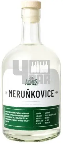 Agnes Meruňkovice 45% 0,5 l (holá láhev)