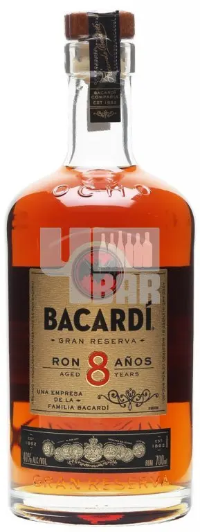Bacardi Reserva Ocho 8y 40% 0,7 l (holá láhev)
