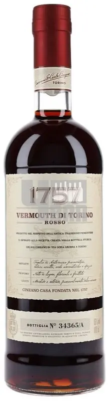 Cinzano 1757 Rosso 16% 1 l (holá láhev)