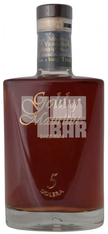 Gold of Mauritius Dark Rum 5 Solera 40% 0,7 l (kazeta)