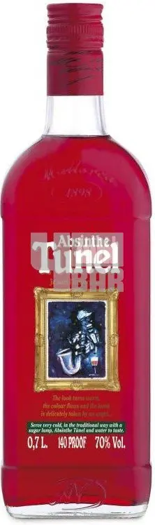 Absinth Tunel Red 70% 0,7 l (holá láhev)