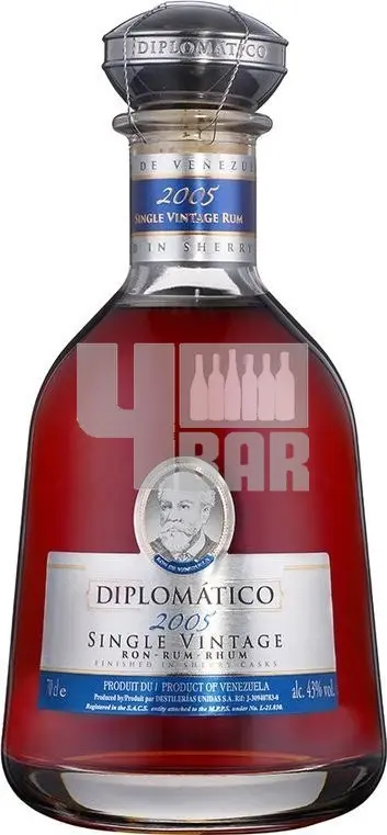 Diplomatico Single VintDiplomatico Single Vintage 2005 12y 43% 0,7 l (karton)
