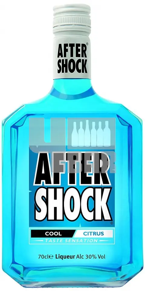 AFTER SHOCK liquer BLUE 30% 0,7 l (holá láhev)