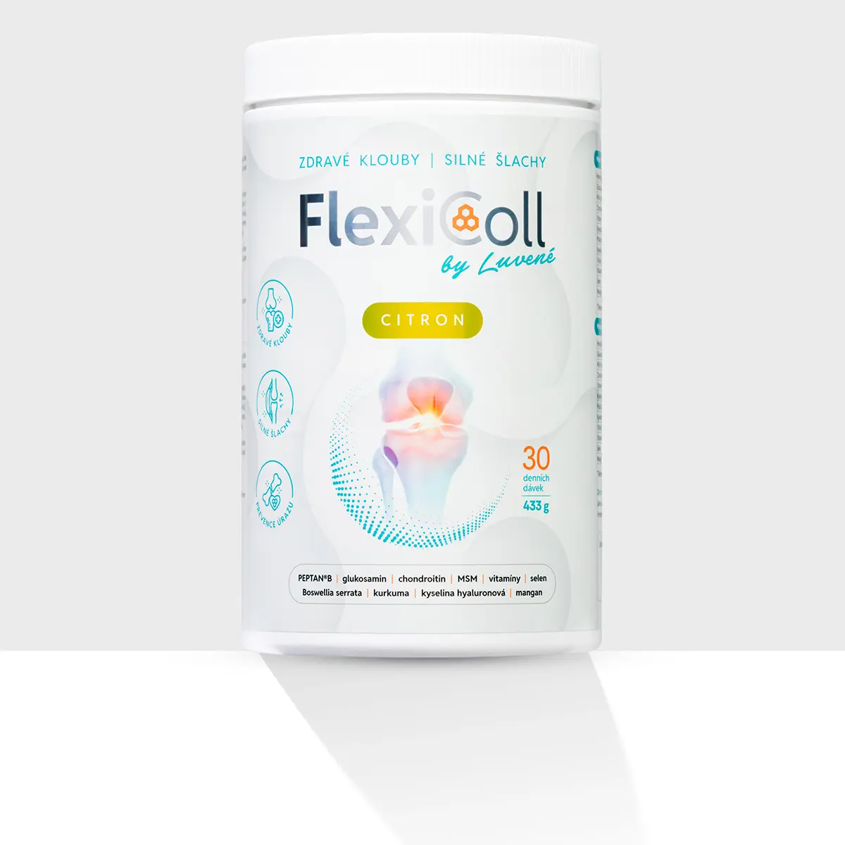 Luvené FlexiColl Kloubní výživa citron 425 g