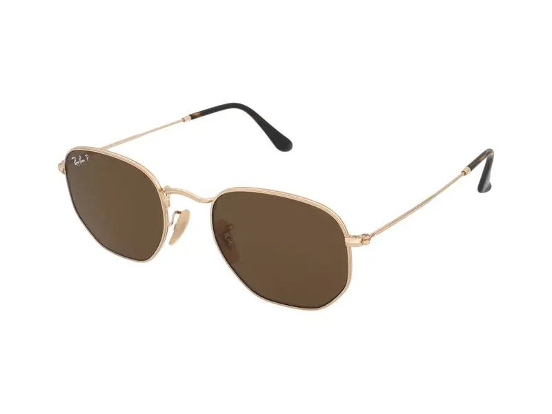 Ray-Ban Hexagonal Flat Lenses RB3548N 001/57 Polarized -