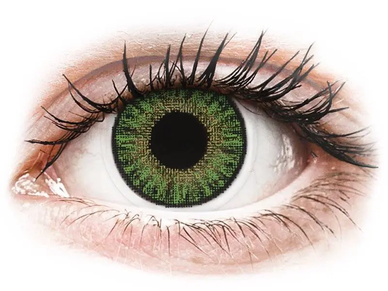 TopVue Color - dioptrické jednodenní (10 čoček) Green