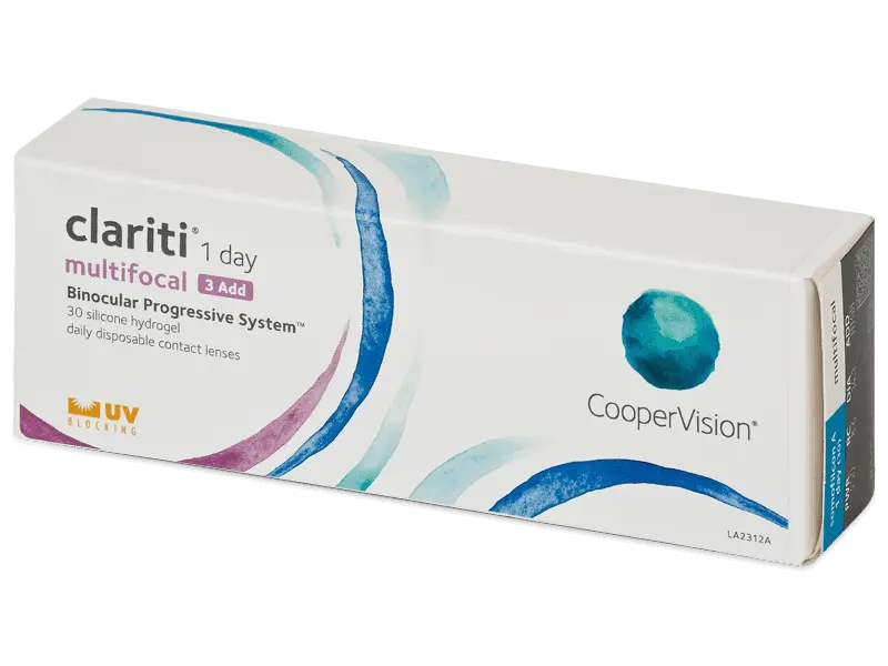 CooperVision Clariti 1 day Multifocal 3 Add (30 čoček)