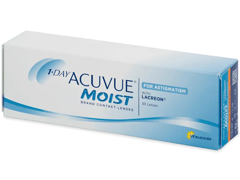 Johnson & Johnson 1 Day Acuvue Moist for Astigmatism (30 čoček)