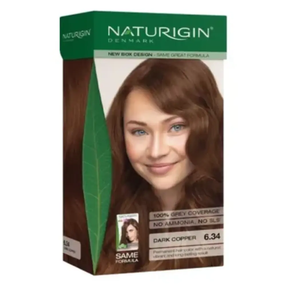 Naturigin Barva na vlasy 6.34 Medium Copper Blonde