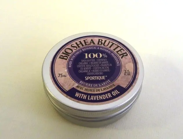 Sportique BIO SHEA BUTTER - čisté bambucké máslo s levandulovým olejem 75ml
