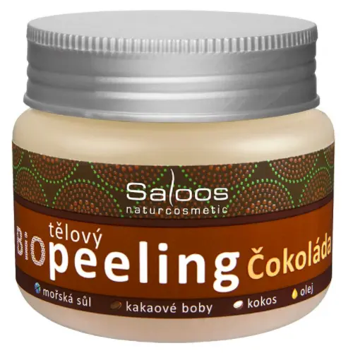 Saloos bio Tělový peeling Čokoláda 140ml