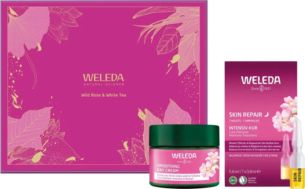 Weleda Brightening Face Care Wild Rose & White Tea Duo