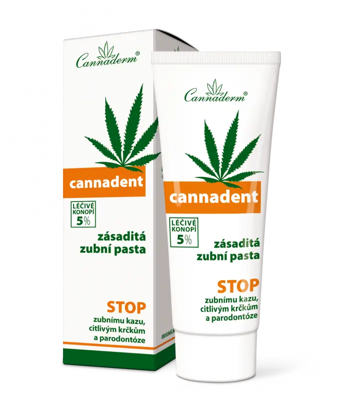 Cannaderm Cannadent zubní pasta NEW 75g