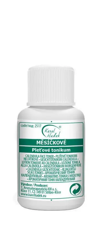 Pleťové tonikum MĚSÍČKOVÉ pro zánětlivou pleť Hadek