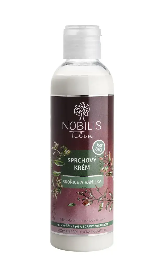 Nobilis Tilia Sprchový krém Skořice a vanilka 200 ml velikost: 200 ml