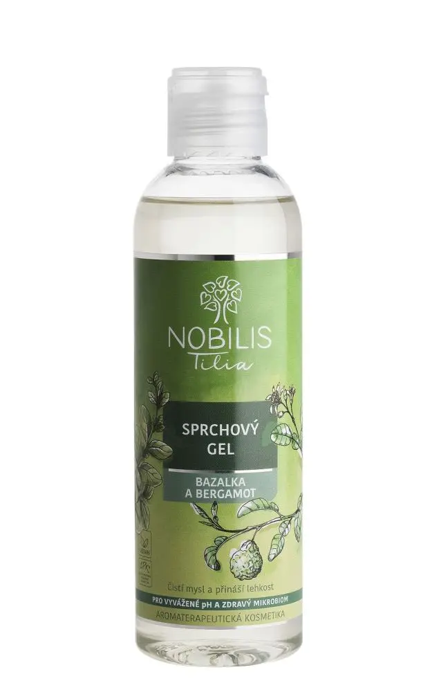 Nobilis Tilia Sprchový gel Bazalka a bergamot 200 ml velikost: 200 ml