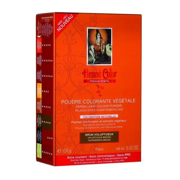 Henné Color Barva Hnědá Premium Végétal 100 g
