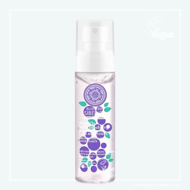 Wild Blueberry Siberica Hydratační pleťová mlha tonikum 100 ml