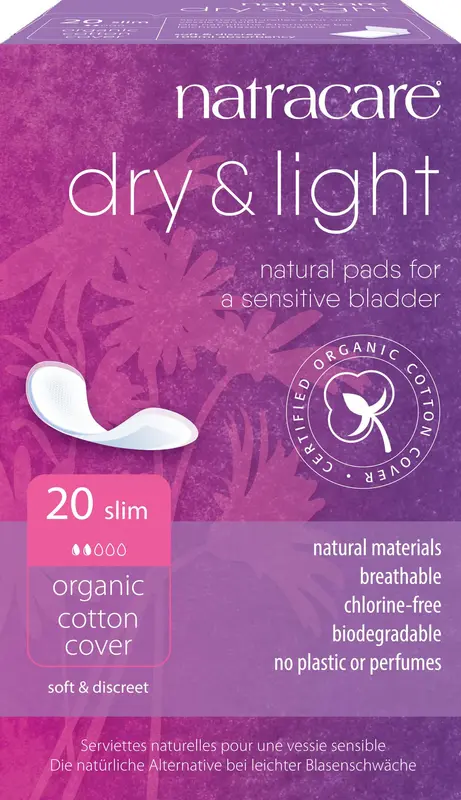 Natracare Inkontinenční vložky Dry Light 20 ks
