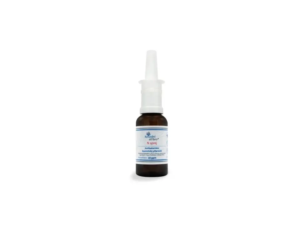 Koloidní stříbro - do nosu, N aplikátor zdarma, 10 ppm 30 ml