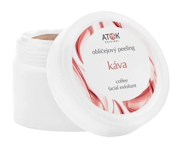 Obličejový peeling Káva Atok
