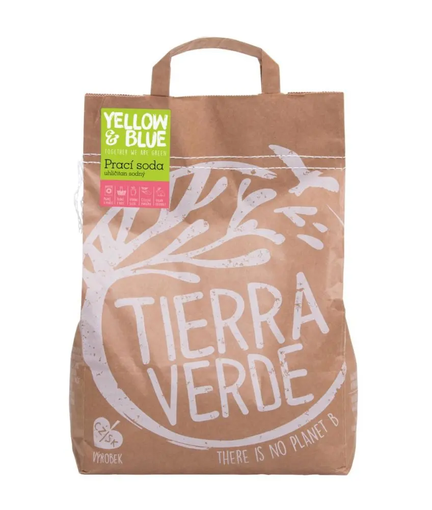 Tierra Verde Prací soda - těžká soda, uhličitan sodný 5 kg