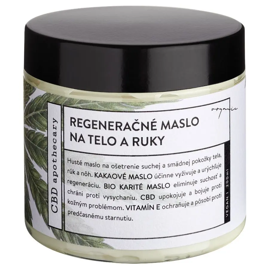 Soaphoria Regenerační máslo na tělo a ruce profi CBD 200 ml