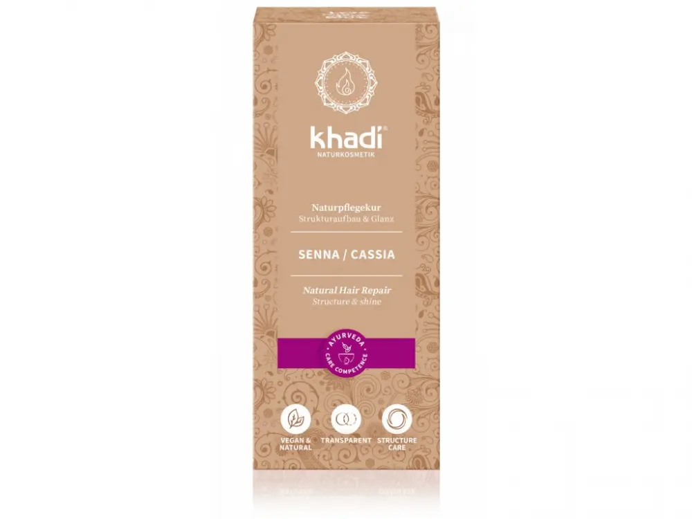 Khadi rostlinná barva na vlasy NEUTRÁLNÍ - SENNA / CASSIA 100g