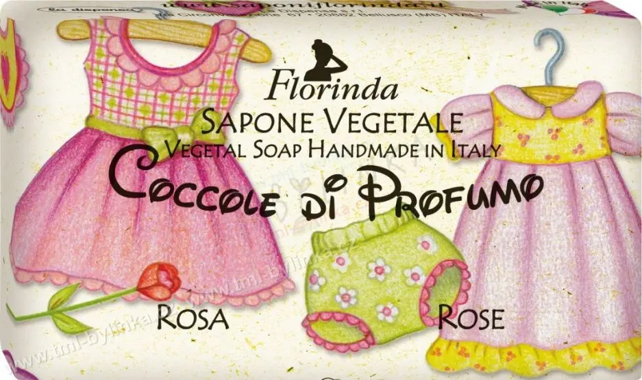 Florinda Rostlinné mýdlo ,,Rủže" mazlivá vůně 100g