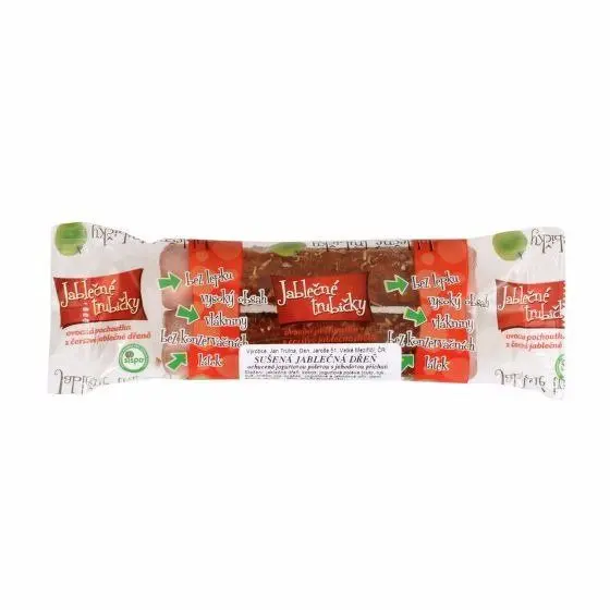 Trubičky jablečné s jahodovým jogurtem  24g