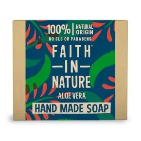 Rostlinné tuhé mýdlo s pravým Aloe Vera 100 g Faith in Nature