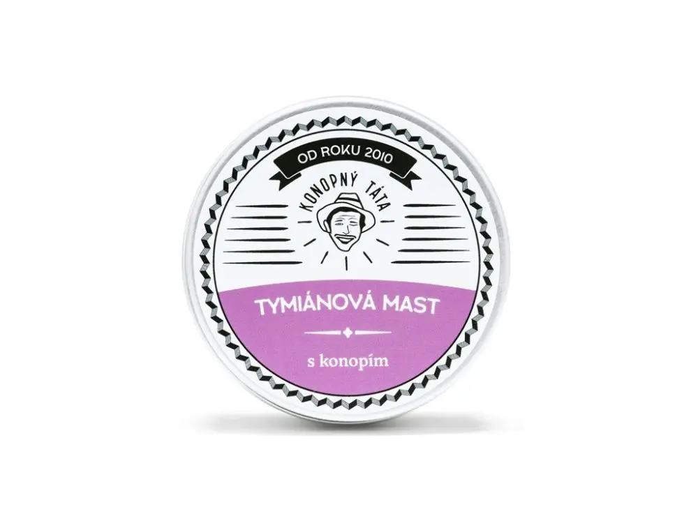 Konopný Táta Tymiánová mast s konopím 80 ml
