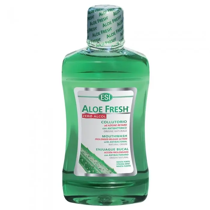 Ústní voda aloe vera bez alkoholu Esi 500ml