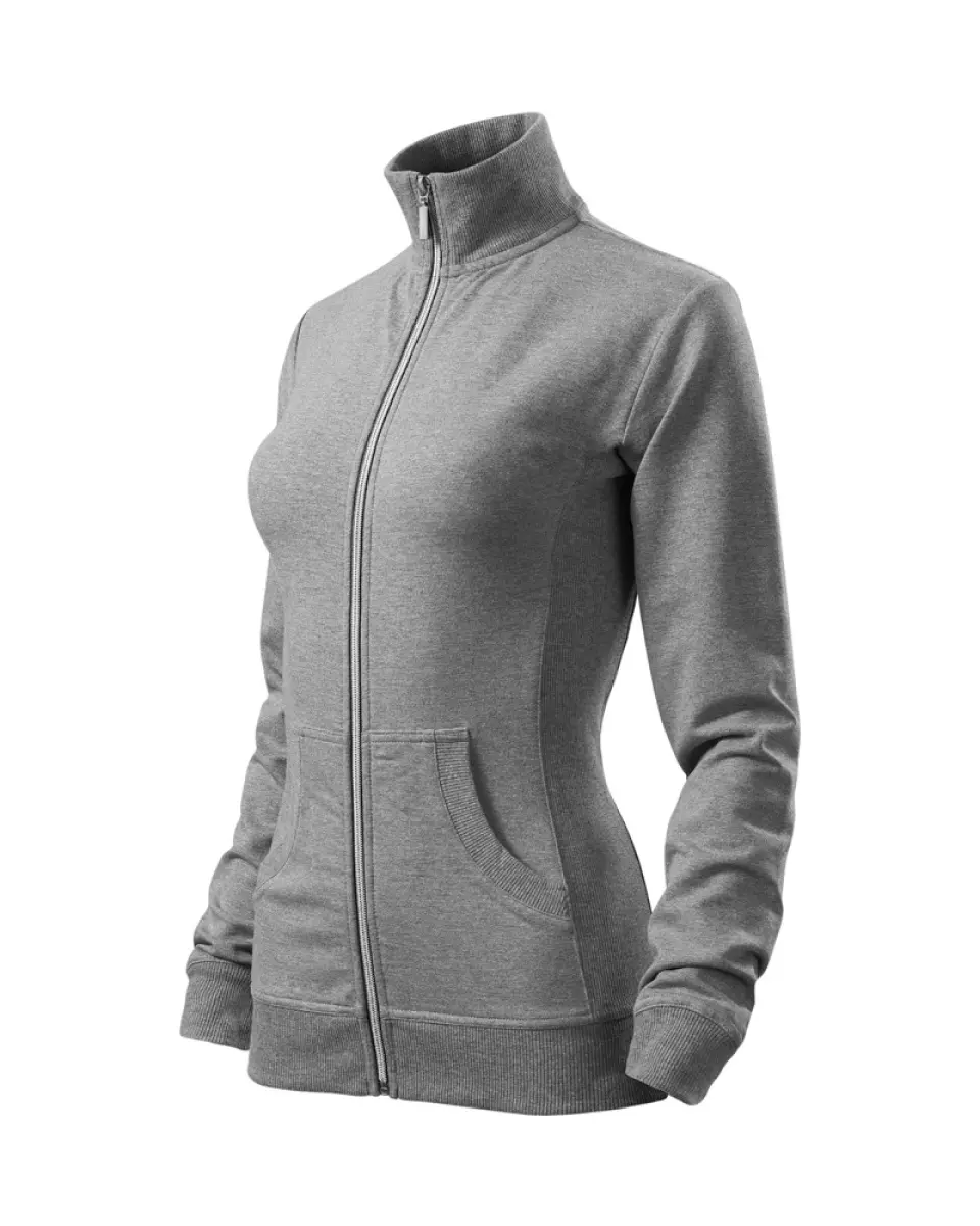Mikina dámská VIVA 409 - XS-XXL - tmavě šedý melír