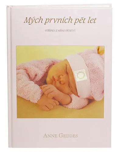 Anne Geddes Kniha Mých Prvních Pět Let modrá