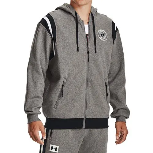 Under Armour Rival FLC Alma Mater na zip šedá
